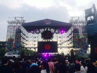 音乐节布展